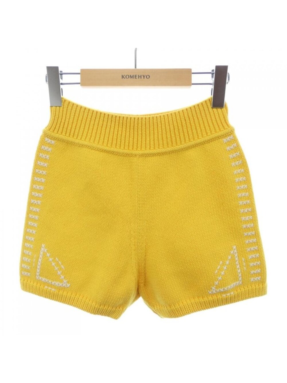 Hermes Shorts Yellow